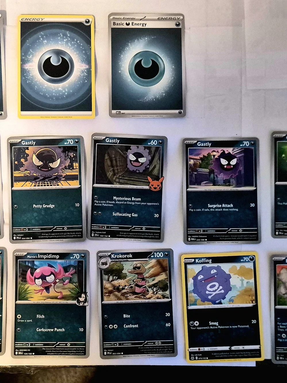 Pokémon TCG Bulk Lot Trading Card Collection Black & Blue
